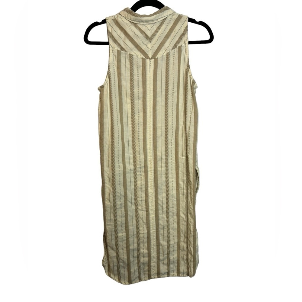 Anthropologie Delphine Textured Button Front Tuni… - image 8